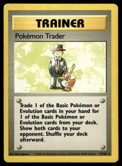 Pokemon Trader 77/102 Base Set Rare Pokemon - Image 1