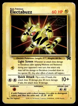 Electabuzz 2 Wizards Black Star Promos Promo Pokemon - Image 1