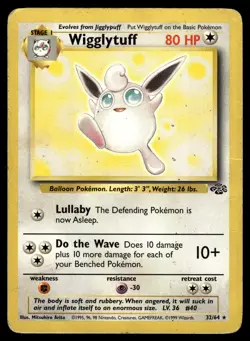 Wigglytuff 32/64 Jungle Rare Pokemon - Image 1