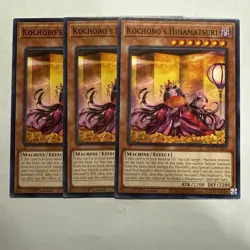 Kochobo's Hinamatsuri x3 (playset) MP25-EN404 Common 1st ED NM Yugioh - Image 1