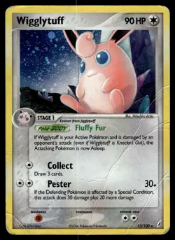 Wigglytuff 13/100 Crystal Guardians Rare Holo Pokemon - Image 1
