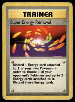 Super Energy Removal 79/102 Base Set Rare Pokemon - Image 1
