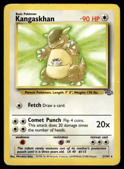 Kangaskhan 21/64 Jungle Rare Pokemon - Image 1