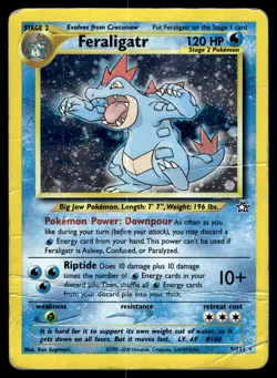 Feraligatr 5/111 Neo Genesis Rare Holo Pokemon - Image 1