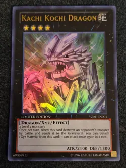 YuGiOh Cards - Kachi Kochi Dragon - Yz01-EN001 Ultra Rare LP - Image 1