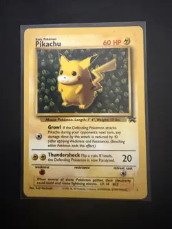 POKEMON 1999 BLACK STAR PROMO PIKACHU - Image 2