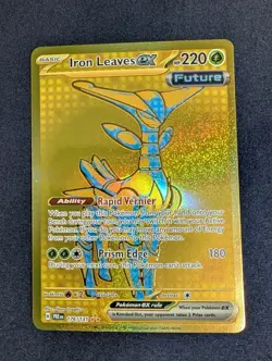 SV: Prismatic Evolutions #176/131 Iron Leaves ex Pokemon Tcg - Image 1