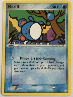 Pokemon TCG Marill EX Team Rocket Returns 68/109 Non-Holo - Image 1