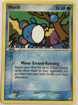 Pokemon TCG Marill EX Team Rocket Returns 68/109 Non-Holo - Image 3