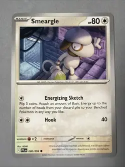 Pokemon TCG * Phantasmal Flames * 80/94 Smeargle Common * FRESH PK - Image 1