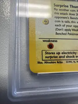 Pokemon Dark Raichu Team Rocket 1st Edition Holo Secret Rare #83 PSA 8 - Image 5
