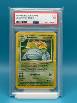 PSA 1 - 1999 POKEMON VENUSAUR HOLO - Image 1