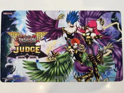 Yugioh Official Playmat Harpie Lady JUDGE 2019 Konami - Image 1