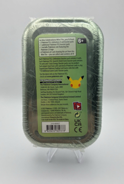 Pokemon Celebrations Kanto Mini Tin, 3 English Packs & Coin, Factory SEALED!! - Image 2