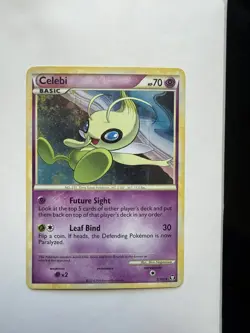 Pokemon TCG Celebi 3/102 Holo Rare LP - Image 1