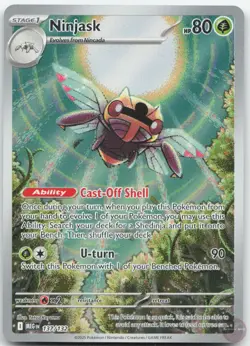 Ninjask 137/132 Illustration Rare Mega Evolution Pokemon Near Mint - Image 1