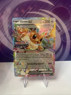 Pokemon Eevee EX 75/131 Stamped Prismatic Evolutions Surprise Promo NM - Image 1