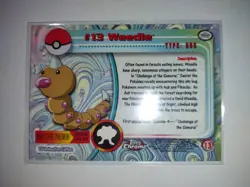 Topps Chrome Pokemon Weedle #13 NM/M (A) - Image 2