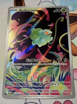 Bulbasaur 133/132 Pokemon TCG Mega Evolution English Holo - Image 1