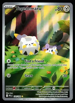 TOGEDEMARU 104/094 ILLUSTRATION RARE PHANTASMAL FLAMES POKEMON LP - Image 1