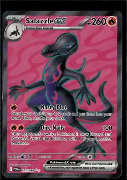 Salazzle ex 101/088 Ultra Rare Perfect Order Pokemon Holo Near Mint - Image 1