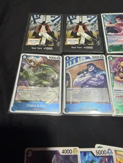 One Piece Adventure On Kamis Island Foil Lot & Borsalino SR Foil EB04-058 - Image 3