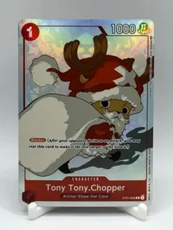 Santa Chopper One Piece Tony Chopper ST01-006 Gift Collection 2023 English NM - Image 1