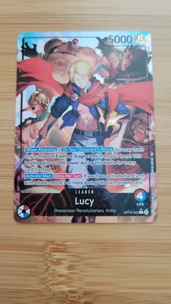 Lucy (Alternate Art) OP15-002 Leader Adventure on Kami's Island One Piece NM - Image 1