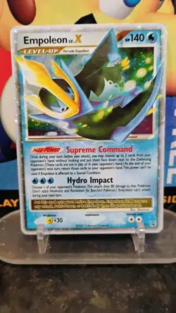 EMPOLEON LV. X Black Star Promo POKEMON Level-Up Holo 2007 Trading Card DP11 - Image 1