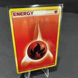 X1 Pokemon Fire Energy Card 2004 108/109 EX Ruby and Sapphire Set Lightly Played - Image 1