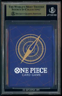 2025 One Piece The Azure Sea's Seven OP09051 Buggy Gold 3rd Anniversary BGS 10 - Image 3