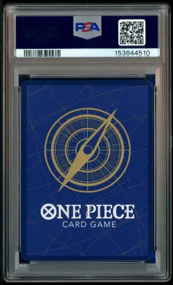 2023 One Piece OP05 EN 1st Anniversary Signature #012 Monkey D Luffy PSA 10 - Image 3