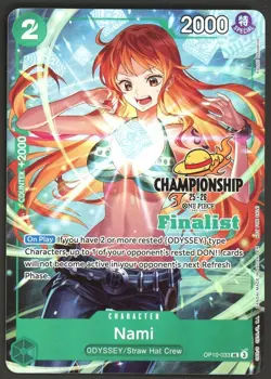 2025 One Piece EN CS 25-26 TP Pack #OP10-033 Nami Finalist - Image 1