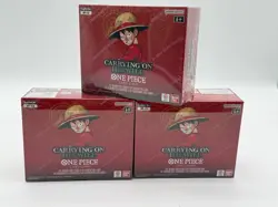 Lot of (3) One Piece TCG OP-13 Carrying On His Will Booster Boxes SEALED ENGLISH - Image 1