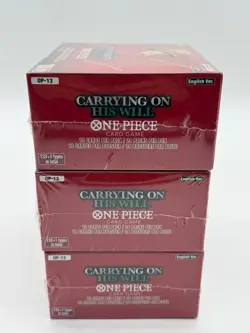 Lot of (3) One Piece TCG OP-13 Carrying On His Will Booster Boxes SEALED ENGLISH - Image 3