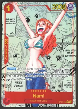 2024 One Piece PRB01 EN Manga Alternate Art #016 Nami - Image 1