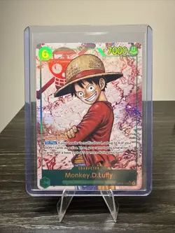 Monkey.D.Luffy (118) (Parallel) OP13-118 Carrying On His Will Foil Full Art Holo - Image 1