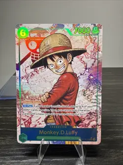 Monkey.D.Luffy (118) (Parallel) OP13-118 Carrying On His Will Foil Full Art Holo - Image 2