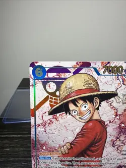 Monkey.D.Luffy (118) (Parallel) OP13-118 Carrying On His Will Foil Full Art Holo - Image 3