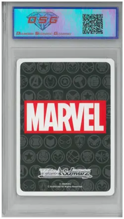 2021 Weiss Schwarz Marvel Japan CAPTAIN MARVEL #033 Double Rare💎DSG 10 Gem Mint - Image 2