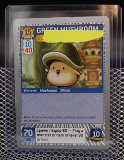 MapleStory iTCG Set 1 GREEN MUSHROOM #77/96 - Silver Code Variant Card (B) - Image 1