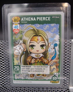 MapleStory iTCG Set 4: NPC Heroes ATHENA PIERCE #2/60 RARE Boss Card - Image 1