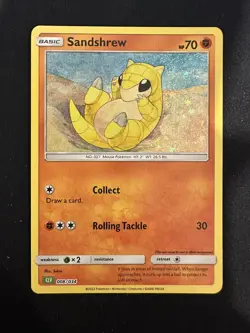 POKEMON TCG SANDSHREW 008/034 CLV POKEMON CARD GAME CLASSIC HOLO ENGLISH - Image 1