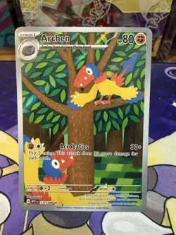 Pokemon TCG Archen Illustration White Flare Card 131/086 NM - Image 1