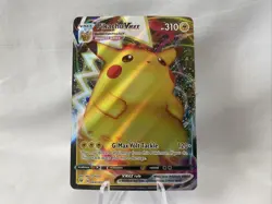 Pikachu VMAX 044/185 Vivid Voltage Full Art Ultra Rare FOIL Pokemon Card READ - Image 1