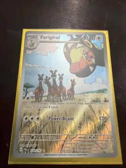 Farigiraf 228/193 Paldea Evolved Holo Full Art FA Pokemon TCG Card NM - Image 1