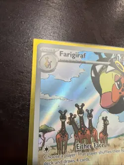 Farigiraf 228/193 Paldea Evolved Holo Full Art FA Pokemon TCG Card NM - Image 2