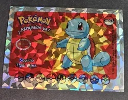 SQUIRTLE X WARTORTLE X BLASTOISE LOT - WHOS THAT POKEMON VINTAGE 1997 HOLO CARD - Image 2