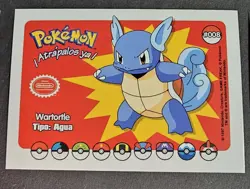 SQUIRTLE X WARTORTLE X BLASTOISE LOT - WHOS THAT POKEMON VINTAGE 1997 HOLO CARD - Image 3