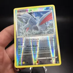 Skarmory Reverse Holo Uncommon Stormfront 51/100 Vintage Pokemon Card NM -j - Image 3